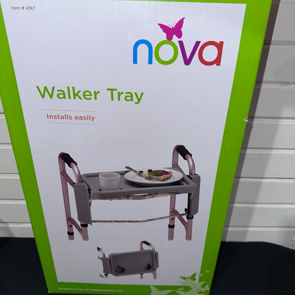 Nova Walker Tray, Grey, 14"x9.75" NEW - Picture 7 of 11